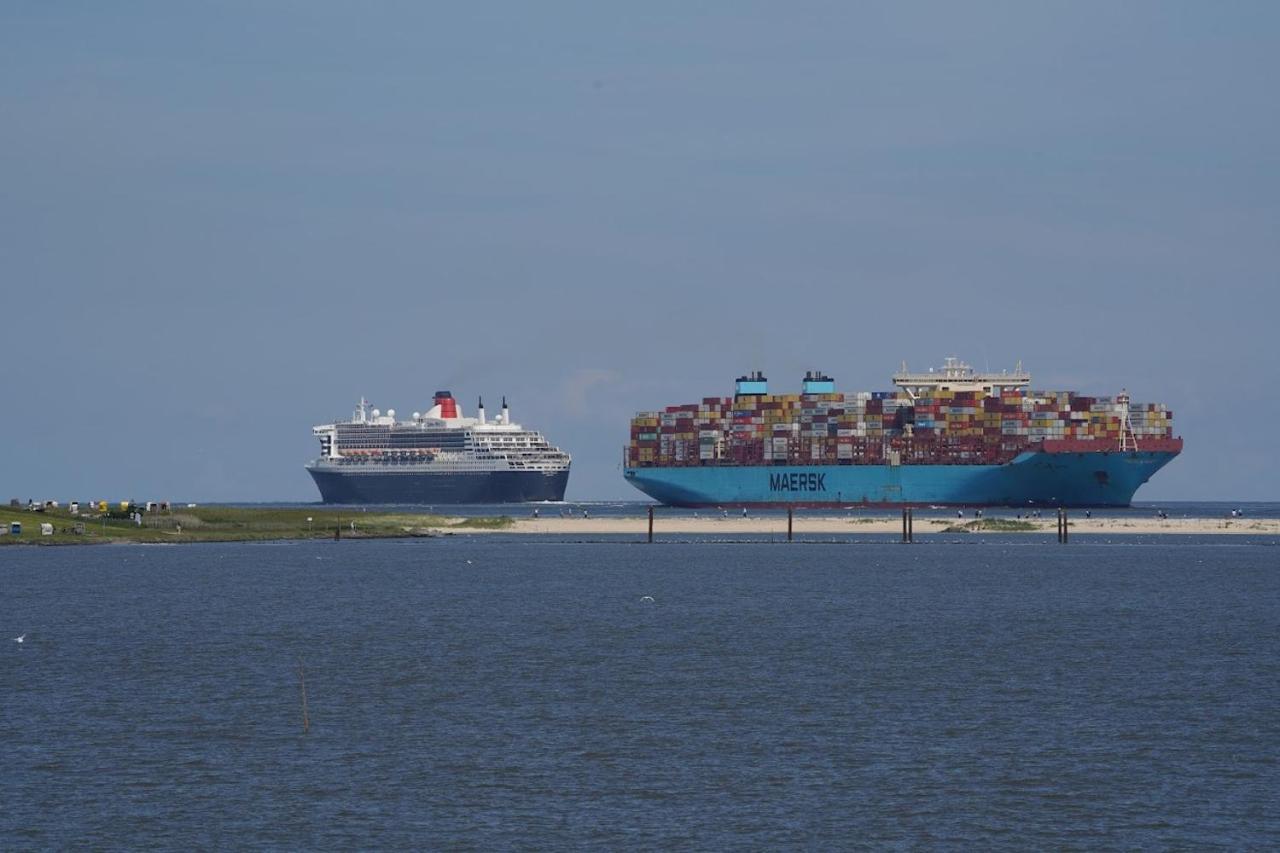 Ferienwohnungen Auf der Düne Cuxhaven Exterior foto